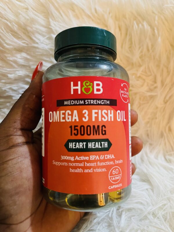 H&B Omega 3 fish oil (60 softgels)
