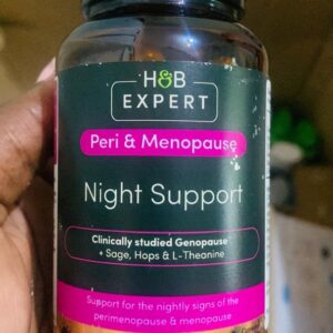 H&B Expert Peri and Menopause Night Support 60 capsules